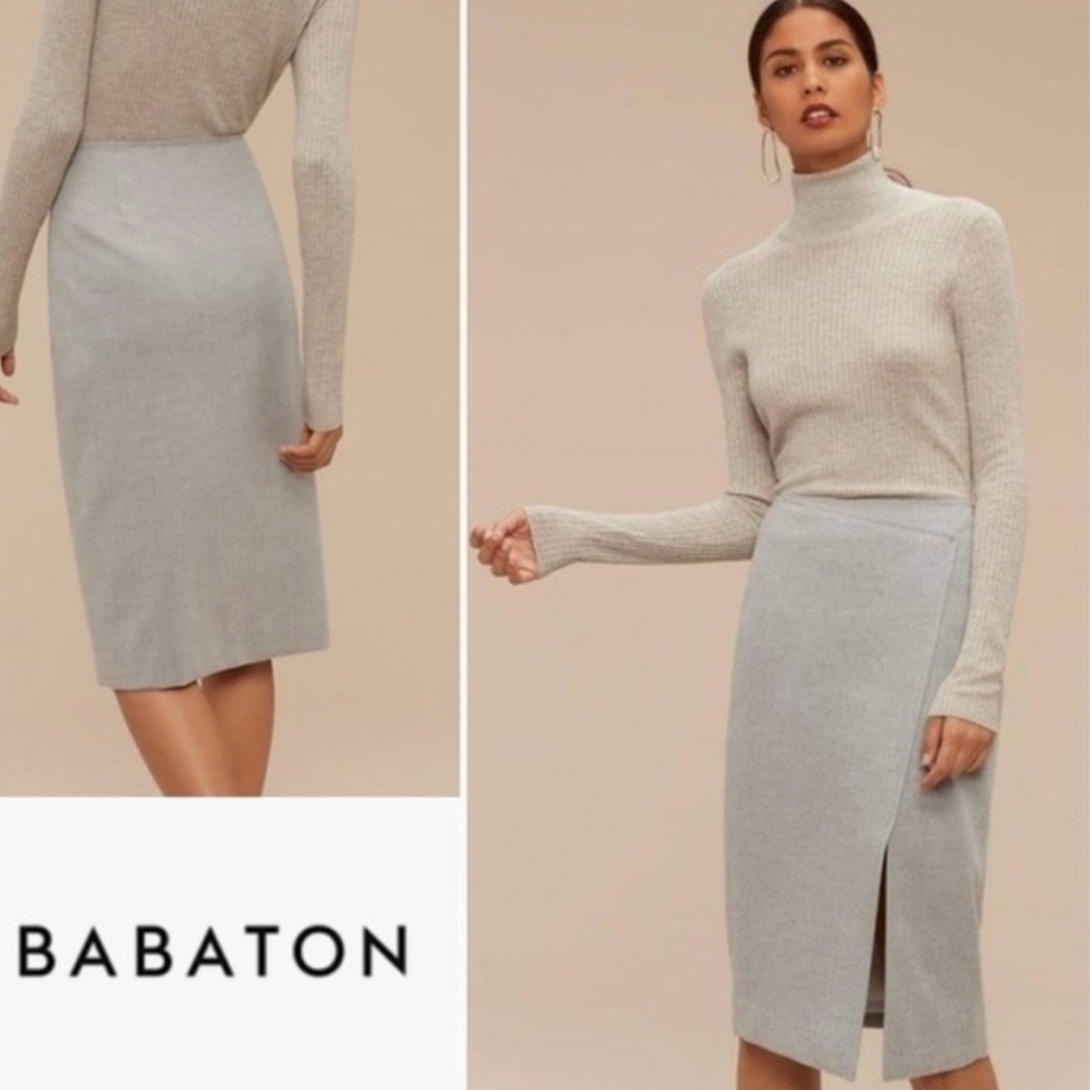 Babaton grey skirt